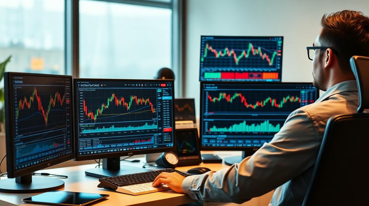 Forex trader analyzing currency strength across multiple currency pairs